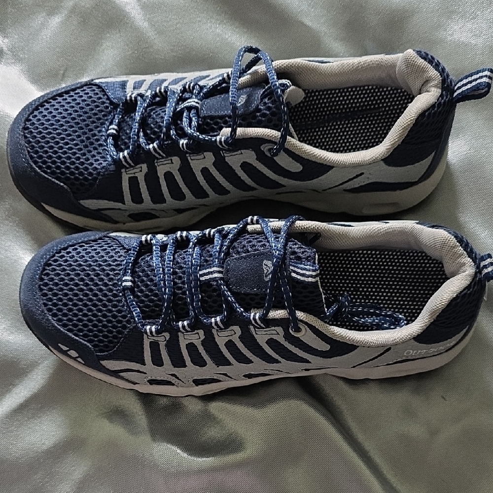 Navy and Gray Hiking Sneakers